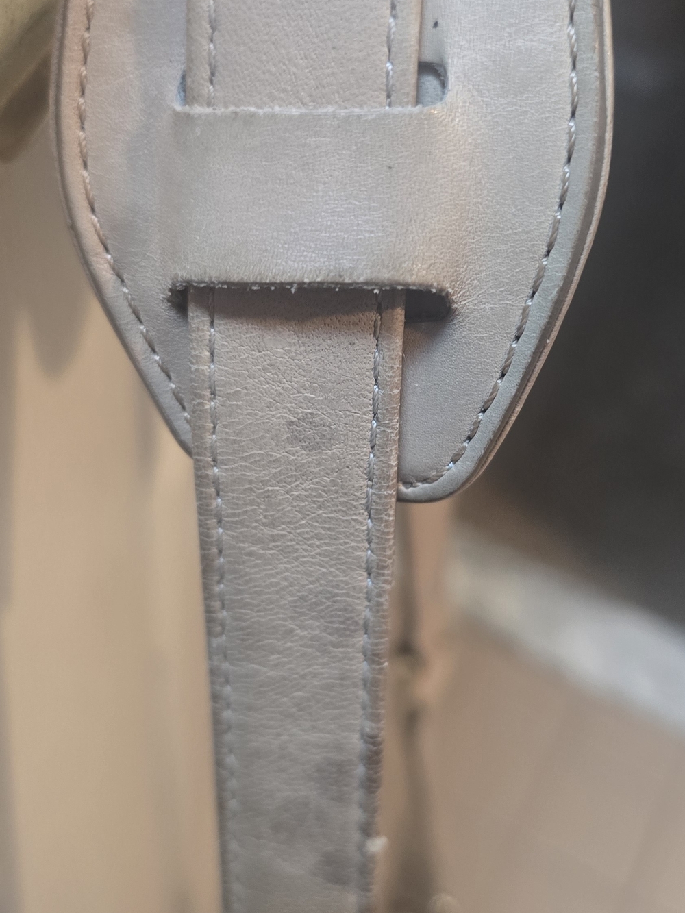 MCM Beige Leather Drawstring Bucket Bag - Picture 6 of 16
